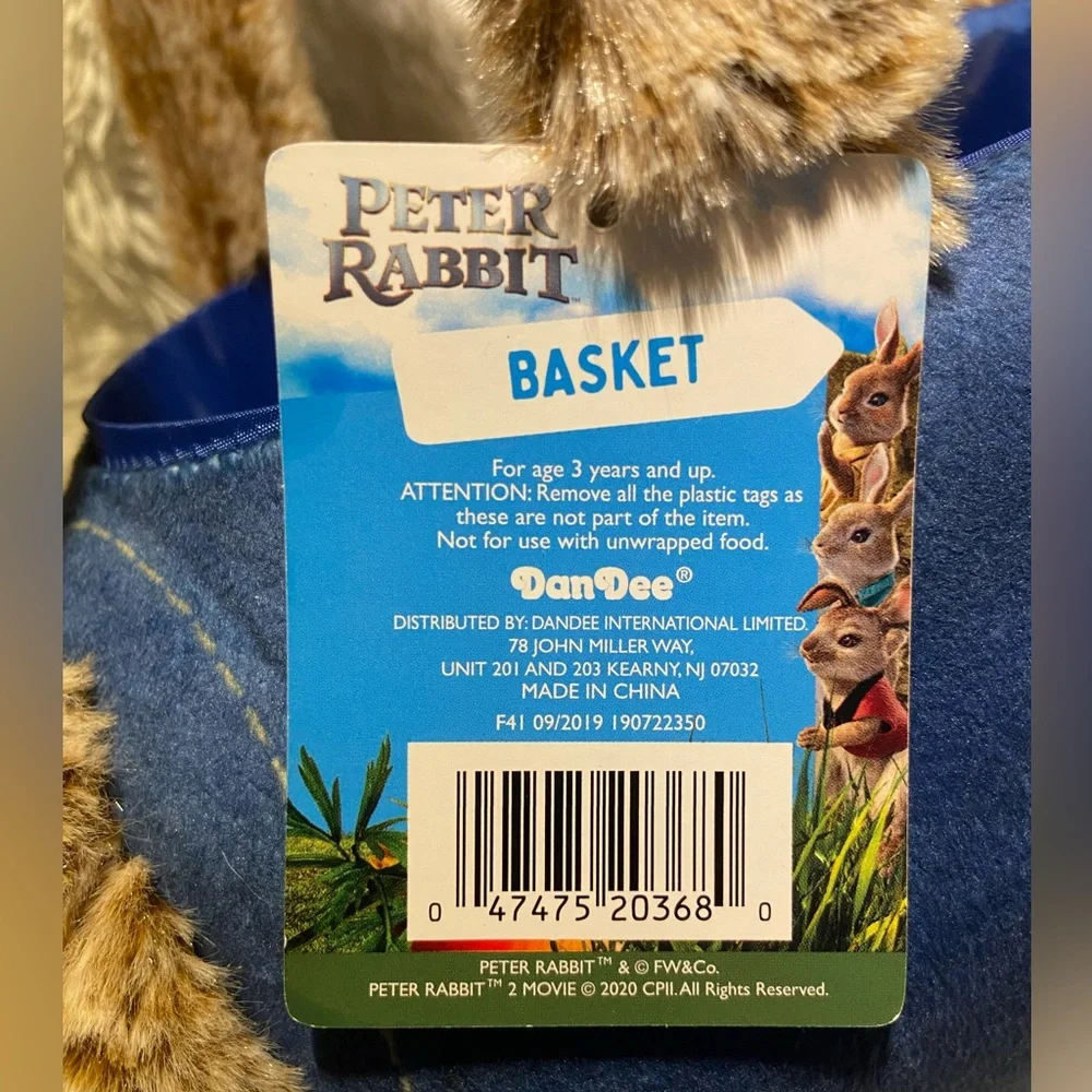 Dan Dee Brand Peter Rabbit Easter basket